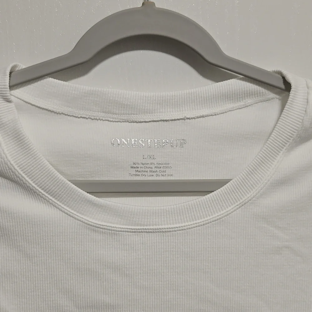 One Step Up Ribbed Tee - Picture 2 of 3